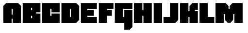Blackentina 4F font specimen