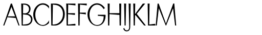 Blitz Condensed Thin font specimen