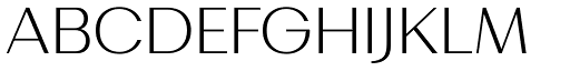 Bodrum Sans 12 Extra Light font specimen