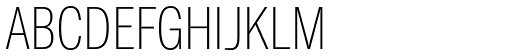 Body Text Slim Light font specimen