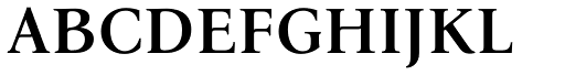 Bona Nova Bold font specimen