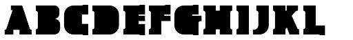 Bosko Block font specimen