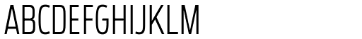 Bosphorus 30 Extra Condensed 32 Light font specimen