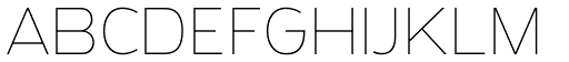 Bosphorus 60 Expanded 61 Thin font specimen