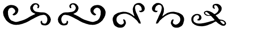 Botanica Ornaments font specimen