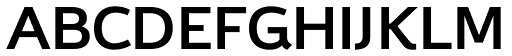 Brisko Sans Bold font specimen