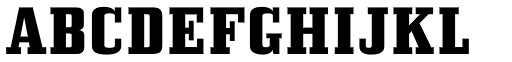 Bullpen Heavy font specimen