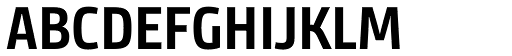 Bunday Sans Bold font specimen