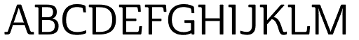 Cabrito Semi Medium font specimen