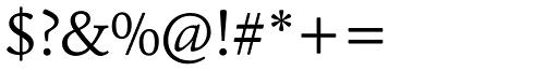 Cala Light character specimen 6