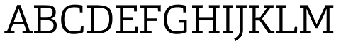 Calanda Light font specimen