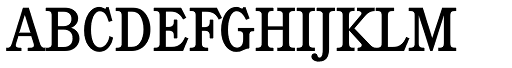 Calgary Serial font specimen