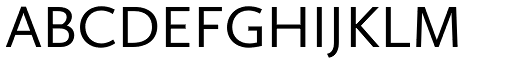 Calluna Sans Regular font specimen