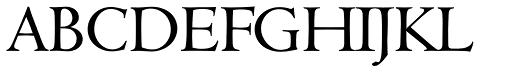 Cambridge Serial font specimen