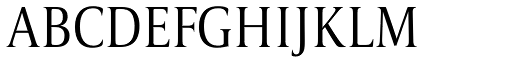Candide Condensed Light font specimen