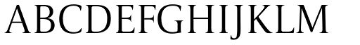 Candide Light font specimen