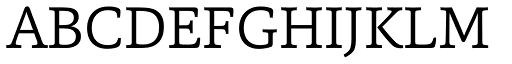 Capita Light font specimen