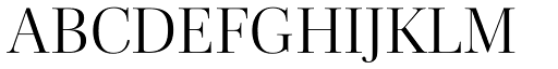 Cardillac Light font specimen