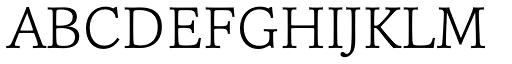 Cassia ExtraLight font specimen