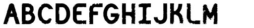 Catenary Stamp font specimen