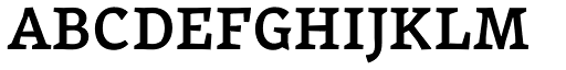 Certa Serif Medium font specimen