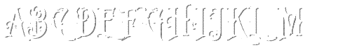 Chadlershire Shadow font specimen