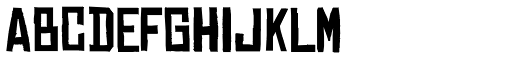 Chinese Rocks font specimen