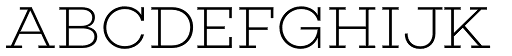 Choplin Extra Light DEMO font specimen