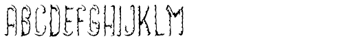 Choriza Sans Shadow font specimen