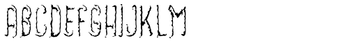 Choriza Shadow font specimen
