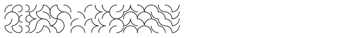Cirkel Stripes Light font specimen