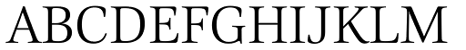 Civita Light font specimen