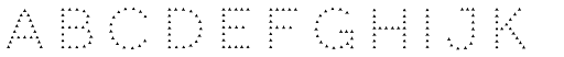 Clown Triangle font specimen