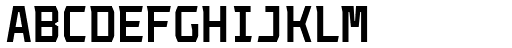 Codename Coder Free 4F Bold font specimen