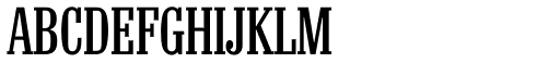 Colonel Serial font specimen