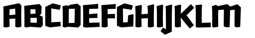 Comic Tantrum font specimen
