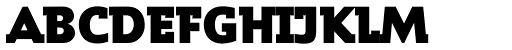 Contra Slab ExtraBold font specimen
