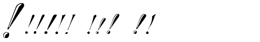 Cooper Screamers font specimen
