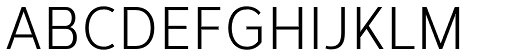 Corbert Condensed font specimen