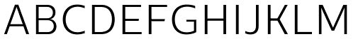 Cormac Extra Light font specimen