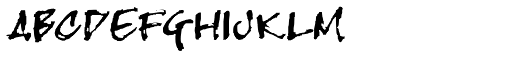 Crappy Joe font specimen
