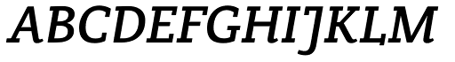 Crete Round Italic font specimen
