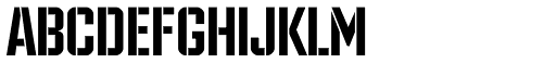 Danger font specimen