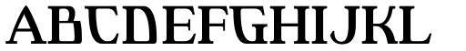 Dee Serif Bold font specimen