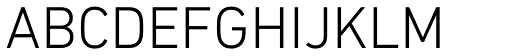 DIN Next Pro Light font specimen