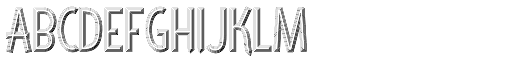 Doriss Girls Stepped font specimen