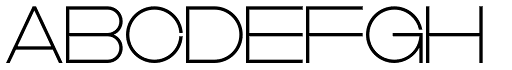 DR Lineart Ornament font specimen