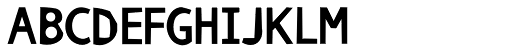 Dungarees font specimen