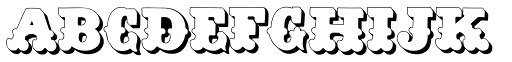 Dusty Circus LTD font specimen