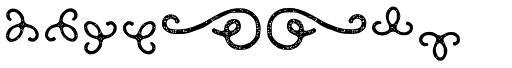 Eastern Ornament font specimen